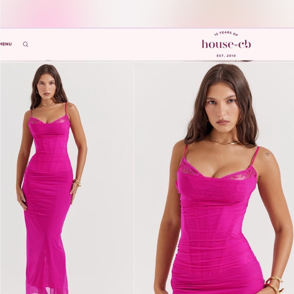 House of CB pink Gown